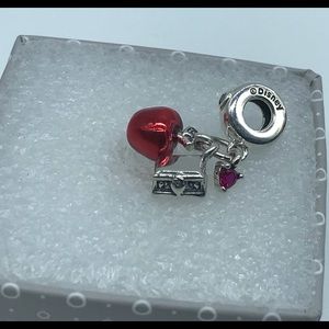 Pandora Disney , “Snow White’s Apple & Heart “ Dangle Charm, S925ALE, D3…